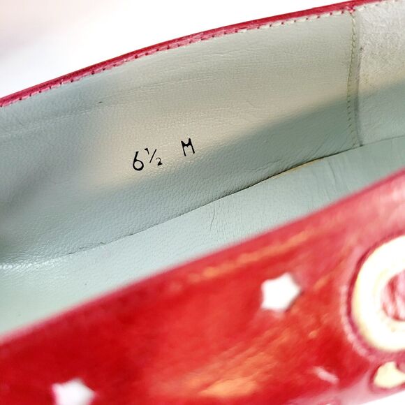 Rare Democratic Donkey MARGARET JERROLD 1996 Election Shoes Heels Pumps Sz 6.5 - Picture 8 of 14